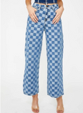 Plaid Jeans variant CJNSXZNZ00823-Photo color-M|CJNSXZNZ00823-Photo color-L|CJNSXZNZ00823-Photo color-S|CJNSXZNZ00823-Photo color-XL