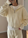 Zip-up Hoodie Pants Set (2)