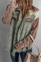 Snap Front Hooded Corduroy Shacket (15)