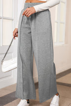 Drawstring Wide Leg Pants Pockets (14)