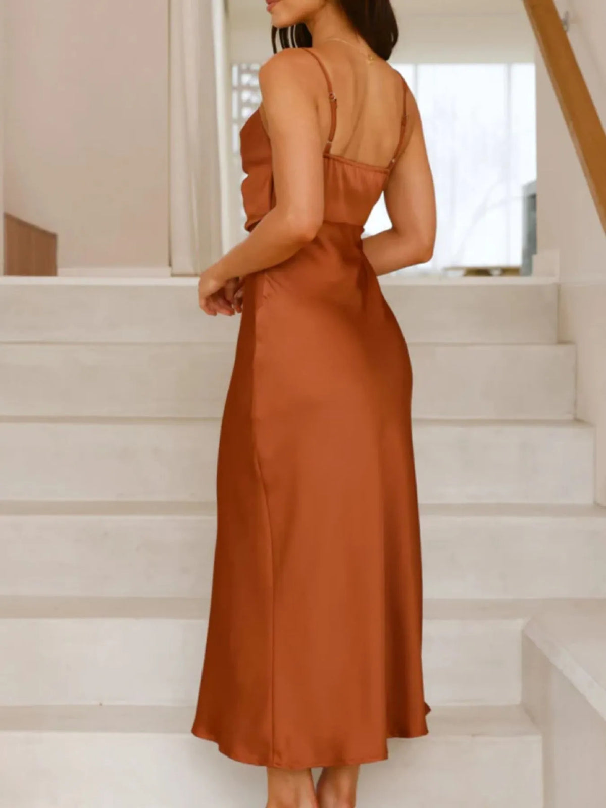 Satin Asymmetrical Midi Dress (26)