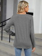 Notched Long Sleeve T-shirt (6)
