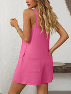 Sweetheart Neck Wide Strap Romper Pockets (15)