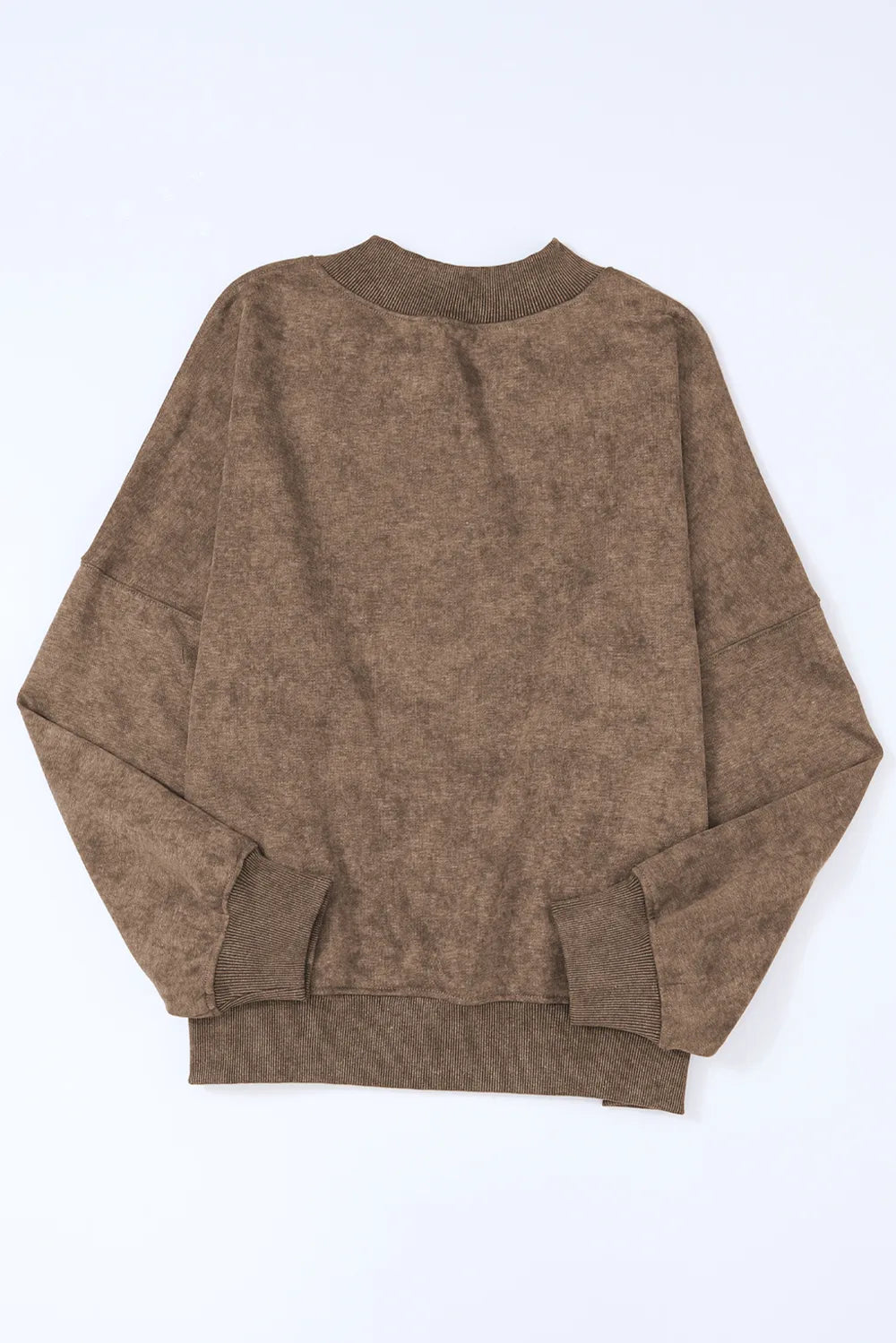 Mock Neck Dropped Shoulder Sweatshirt (27)