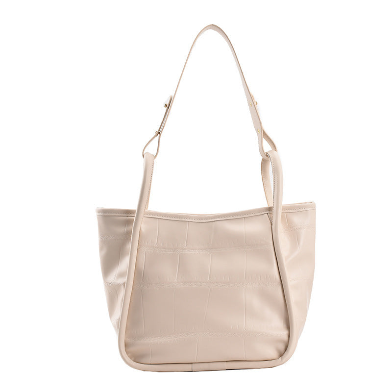 Simple Net Red Tote Bag Texture Commuter Briefcase Handbag photo 2