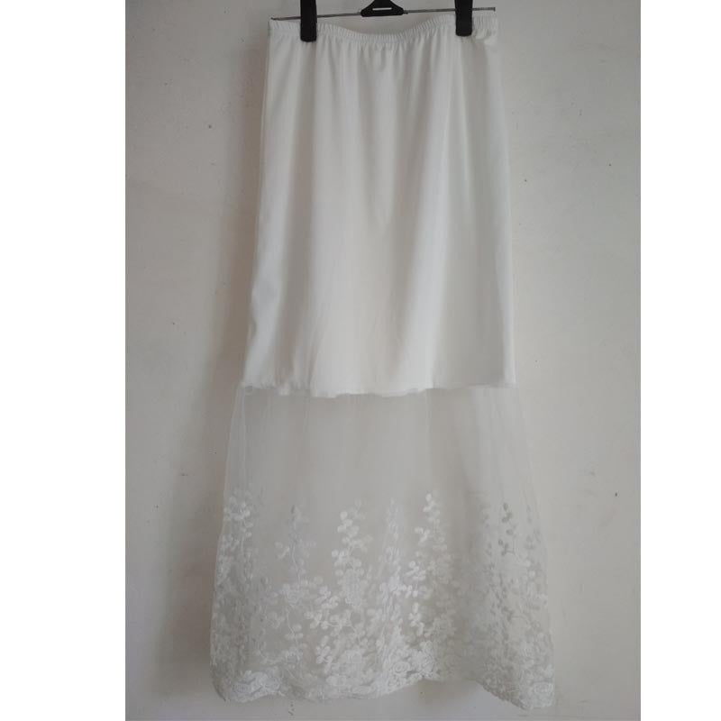 Lace Mesh Skirt Long photo 6