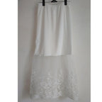 Lace Mesh Skirt Long photo 6