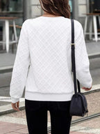 Textured Quarter-zip Sweatshirt (5)