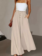 High Waist Wide Leg Pants