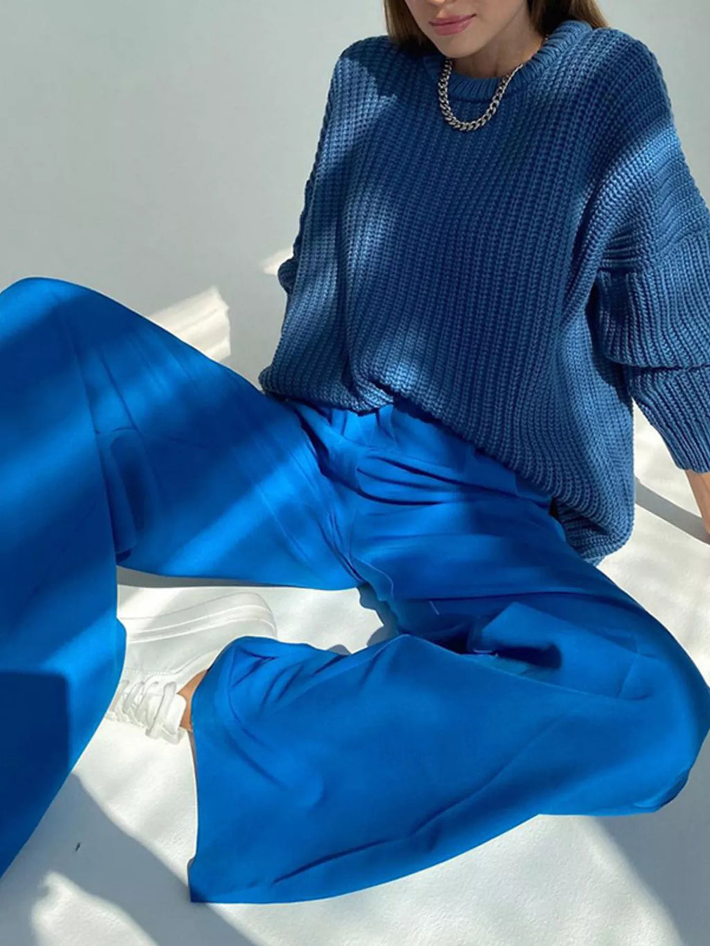 Wide Leg Pleated Pants (2)