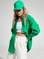 Textured Collared Neck Long Sleeve Shirt (17)