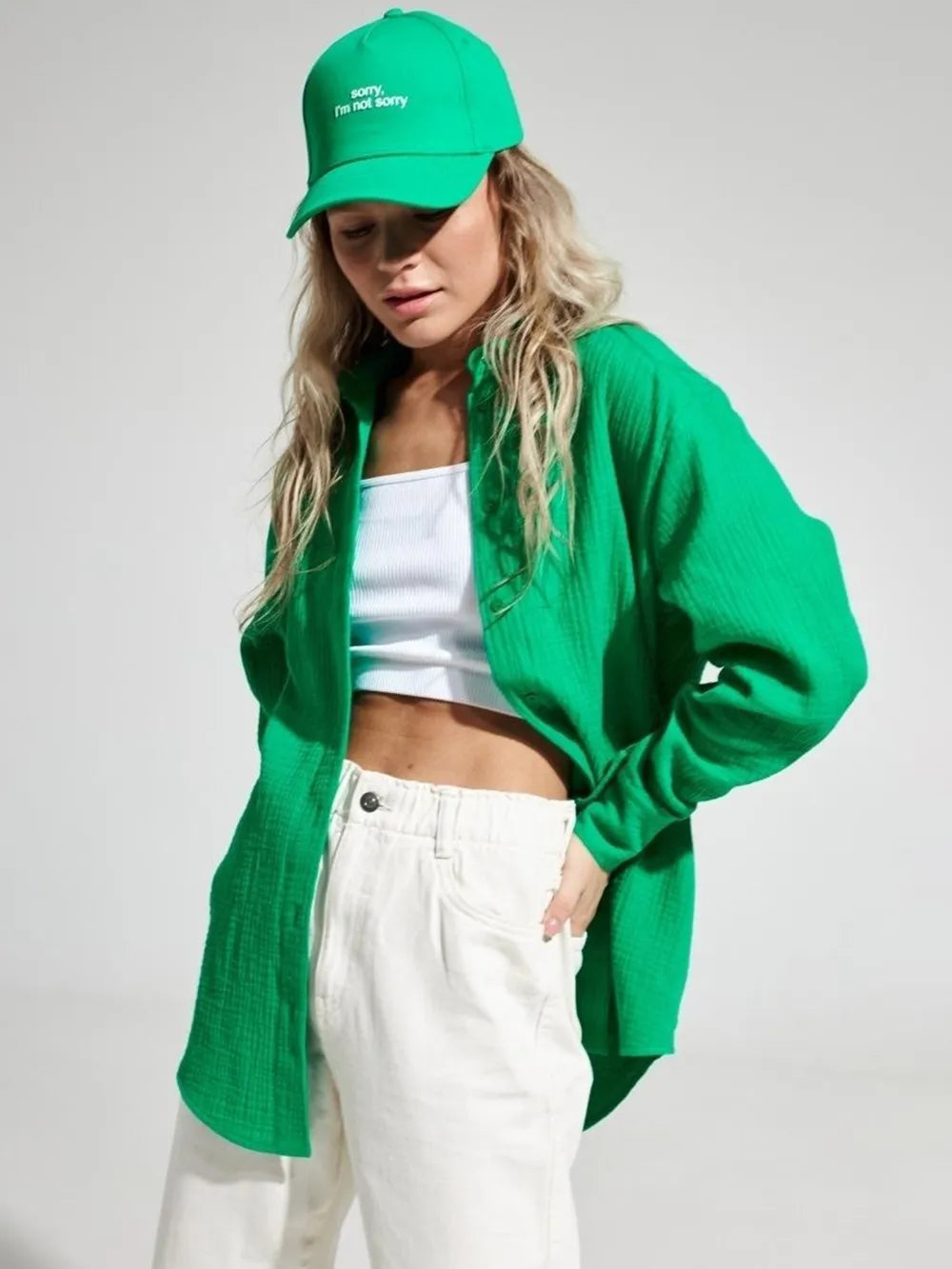 Textured Collared Neck Long Sleeve Shirt (17)