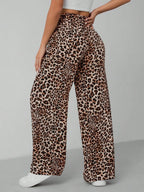 Leopard Print Wide Leg Pants (2)