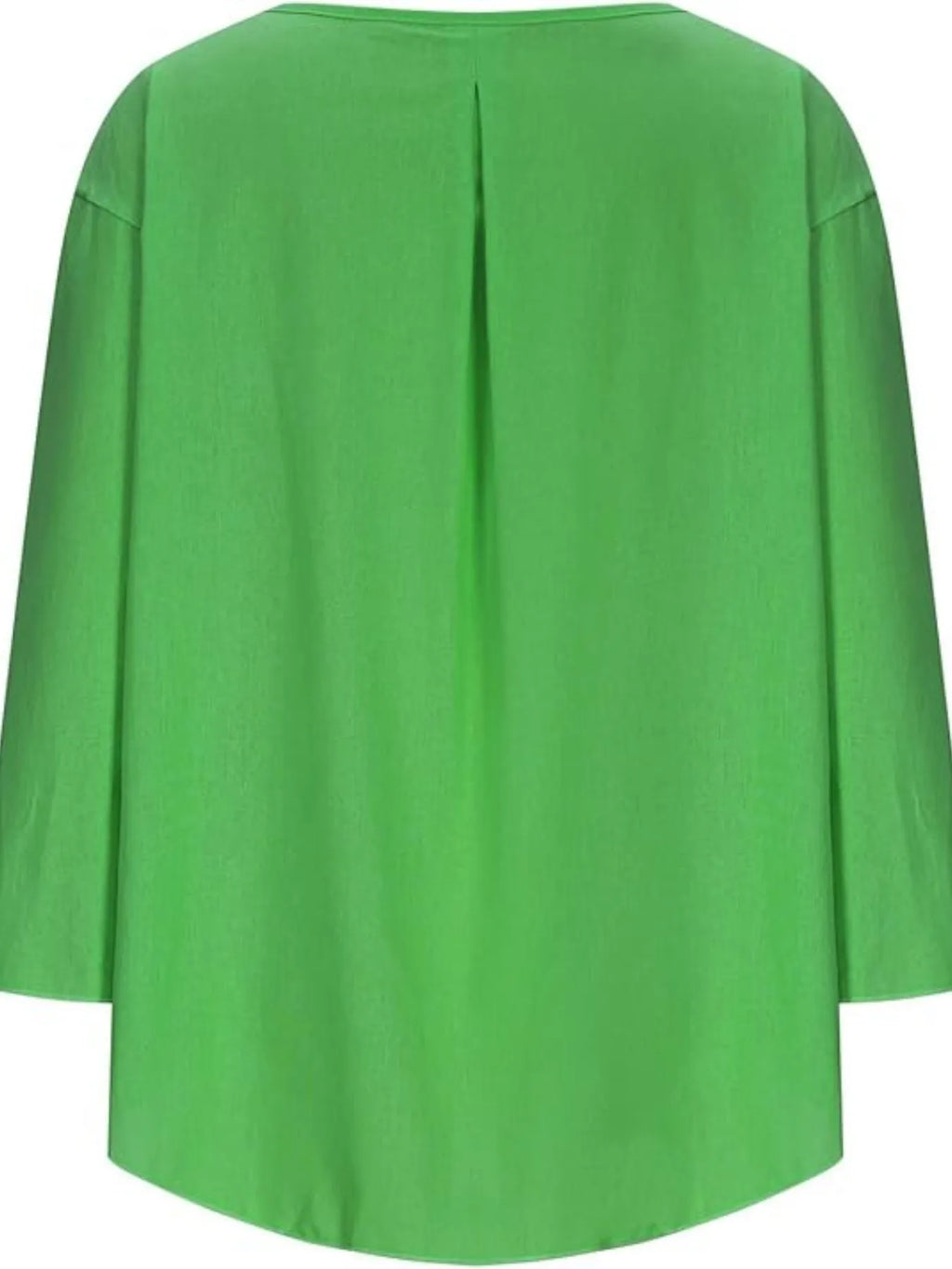 Full Size Round Neck Relaxed Fit Blouse Plus (16)