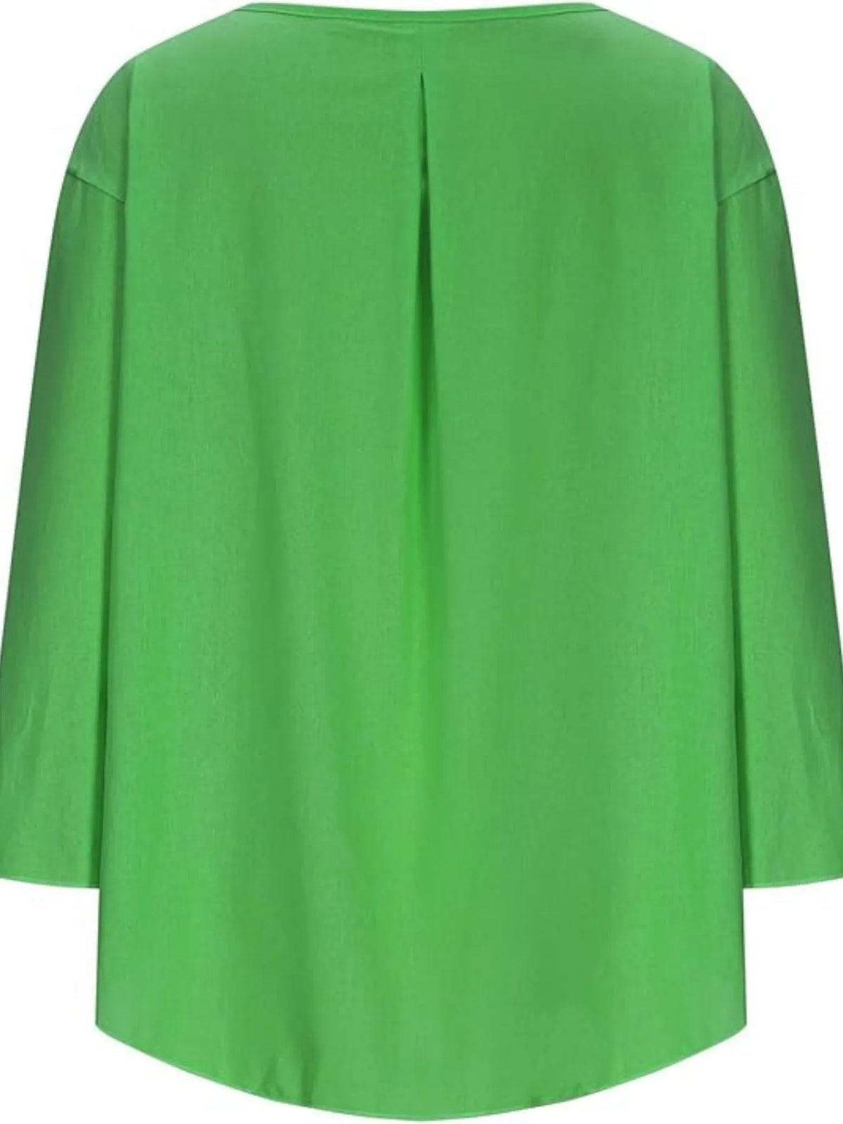 Full Size Round Neck Relaxed Fit Blouse Plus (16)