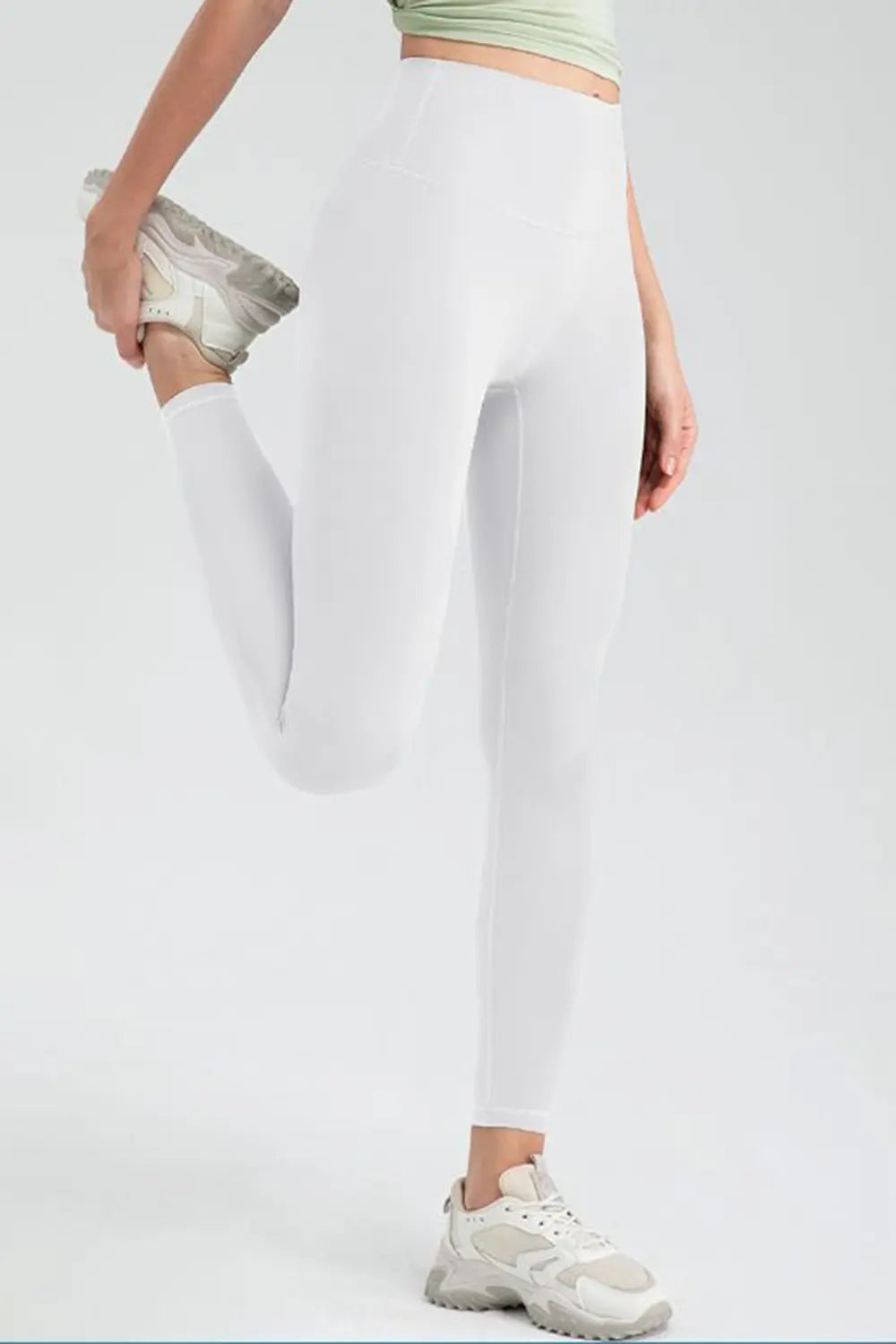 Wide Waistband High Waist Sport Leggings (8)