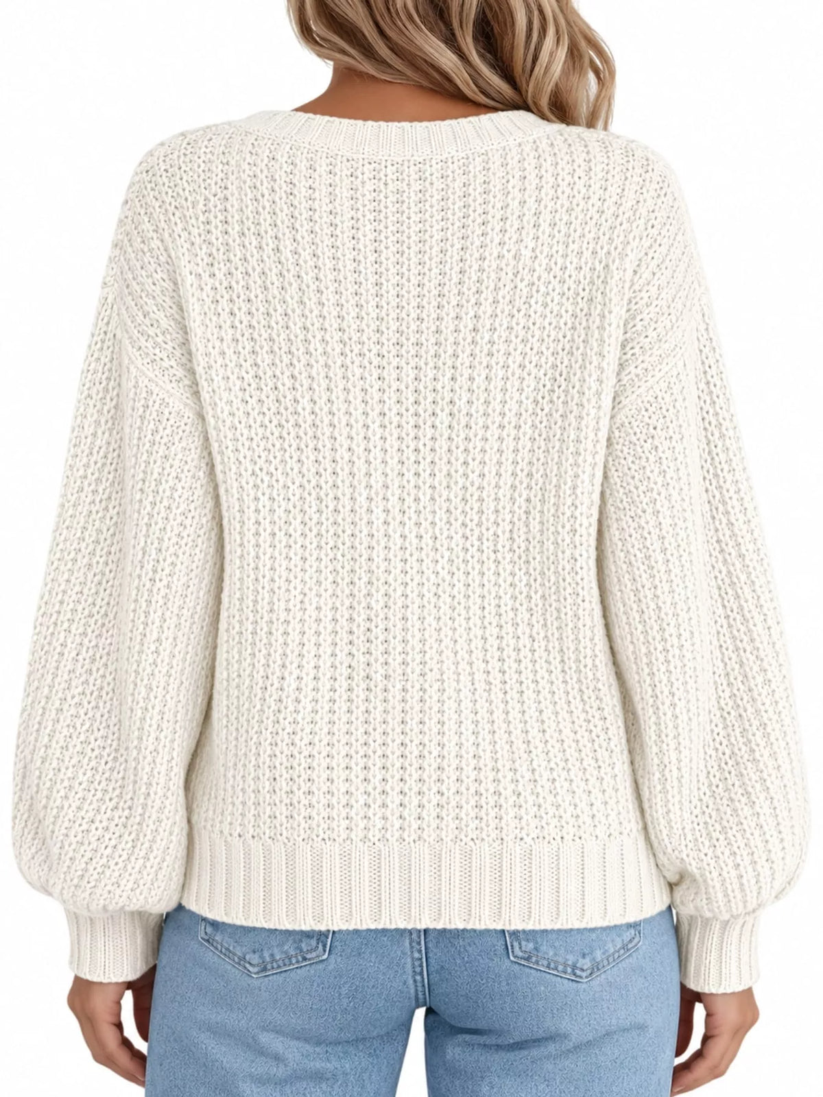 Full Size Chunky Knit Button-down Cardigan Plus (15)