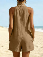 Halter Neck Romper Pockets (10)