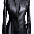 Short Coat Leather Jacket photo 1