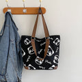 Cute Panda Canvas Bag Cartoon Casual Shoulder variant CJNS196100401AZ