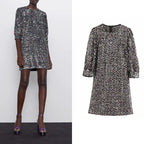 Dress Sequined Mini Long photo 2