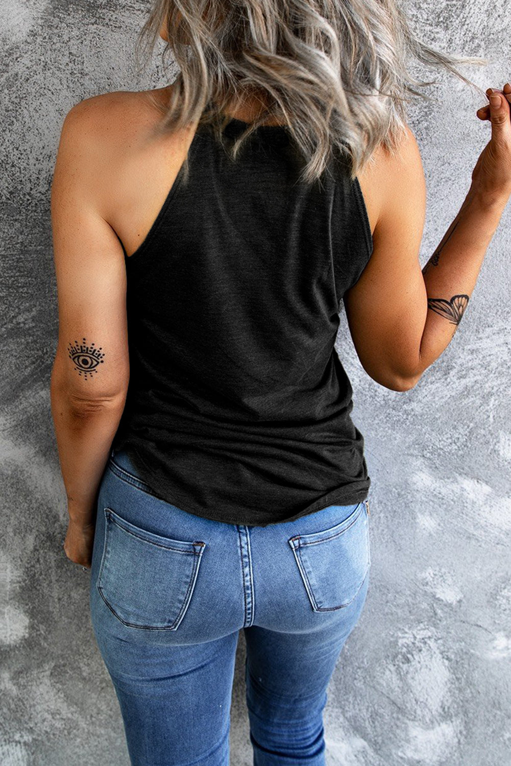 Curved Hem Grecian Tank Top (5)