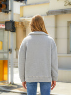 Zip-up Collared Neck Jacket (4)