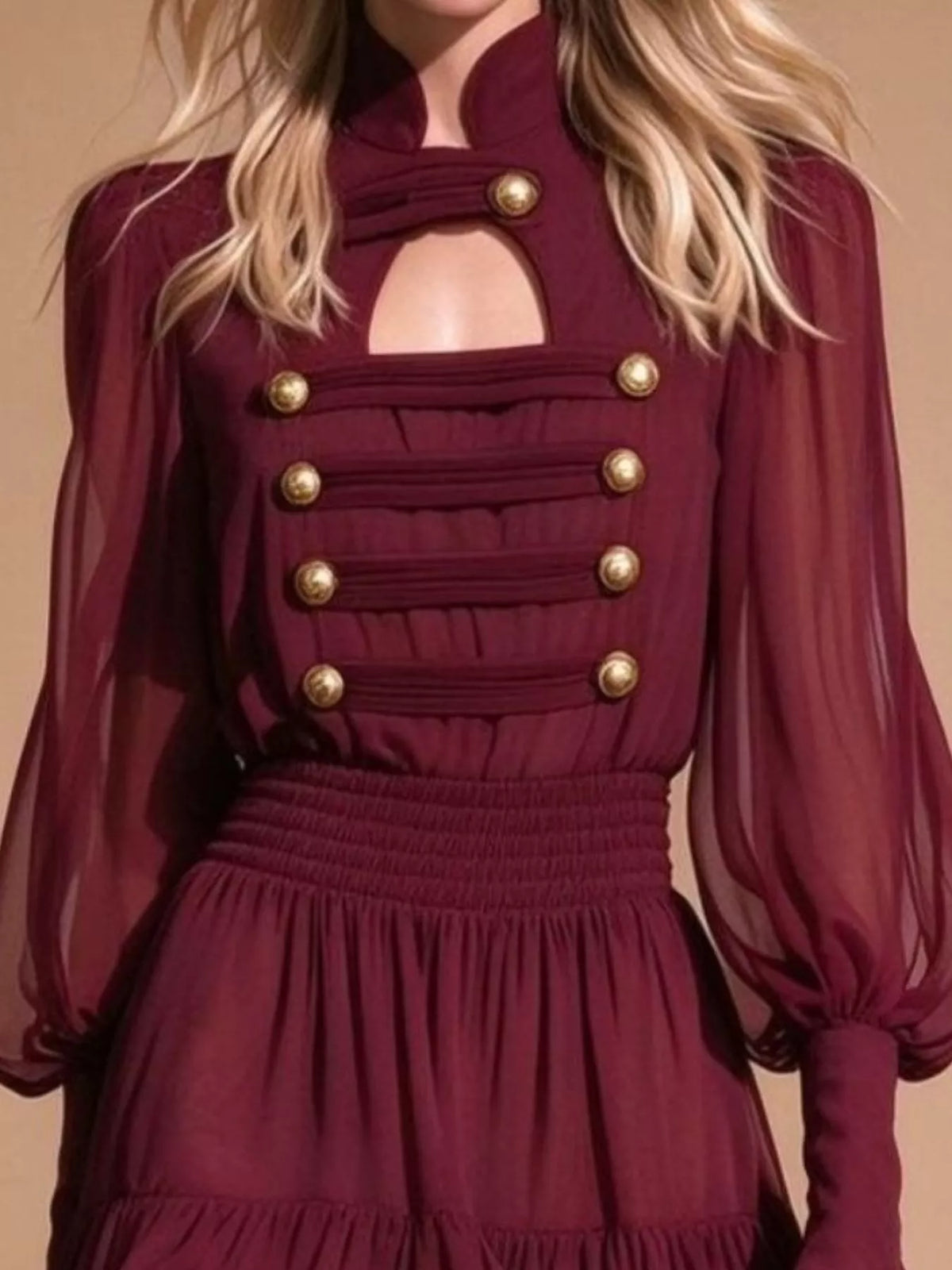 Cami Dress Chiffon Mini Set (13)