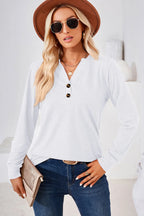 Notched Long Sleeve T-shirt (10)