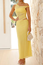 Asymmetrical Cutout Sleeveless Dress (12)