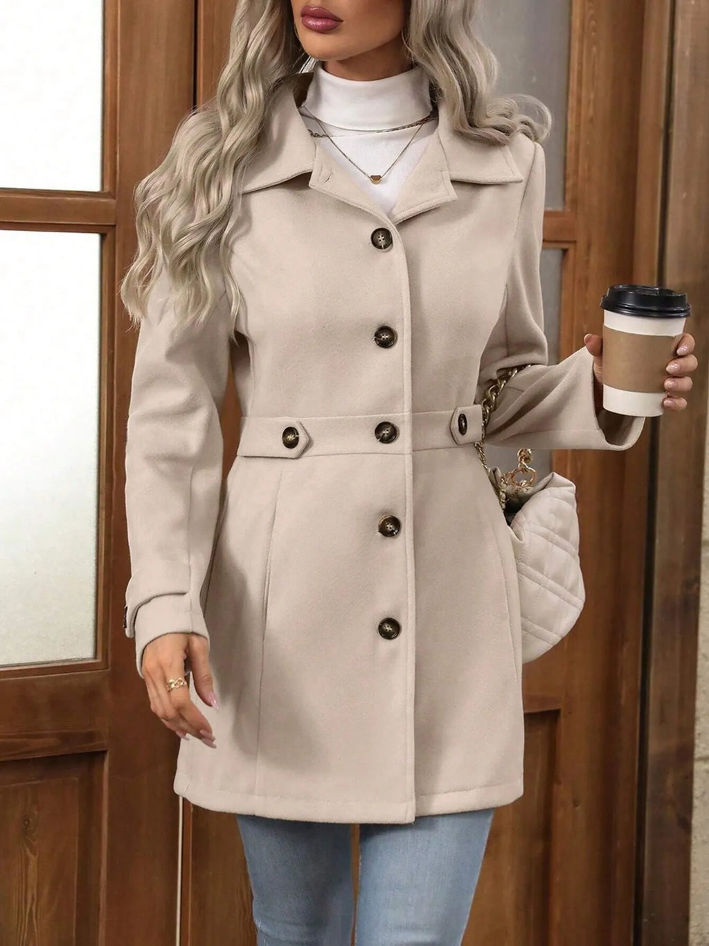 Button Up Long Sleeve Coat (3)