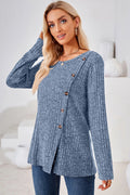 Round Neck Long Sleeve T-shirt