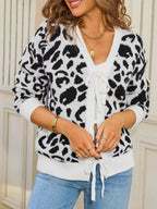 Leopard Tie-front Cardigan (2)