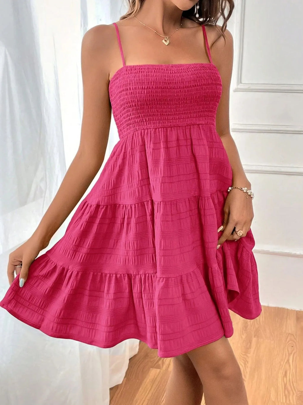 Smocked Tiered Cami Dress (24)