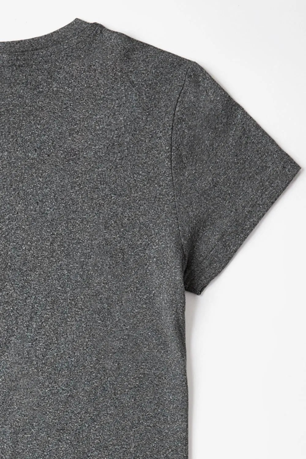 Happy Round Neck Short Sleeve T-shirt (21)