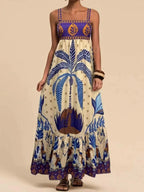 Tropical Print Maxi Cami Dress (11)
