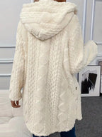Full Size Button-down Hooded Outerwear Plus (19)