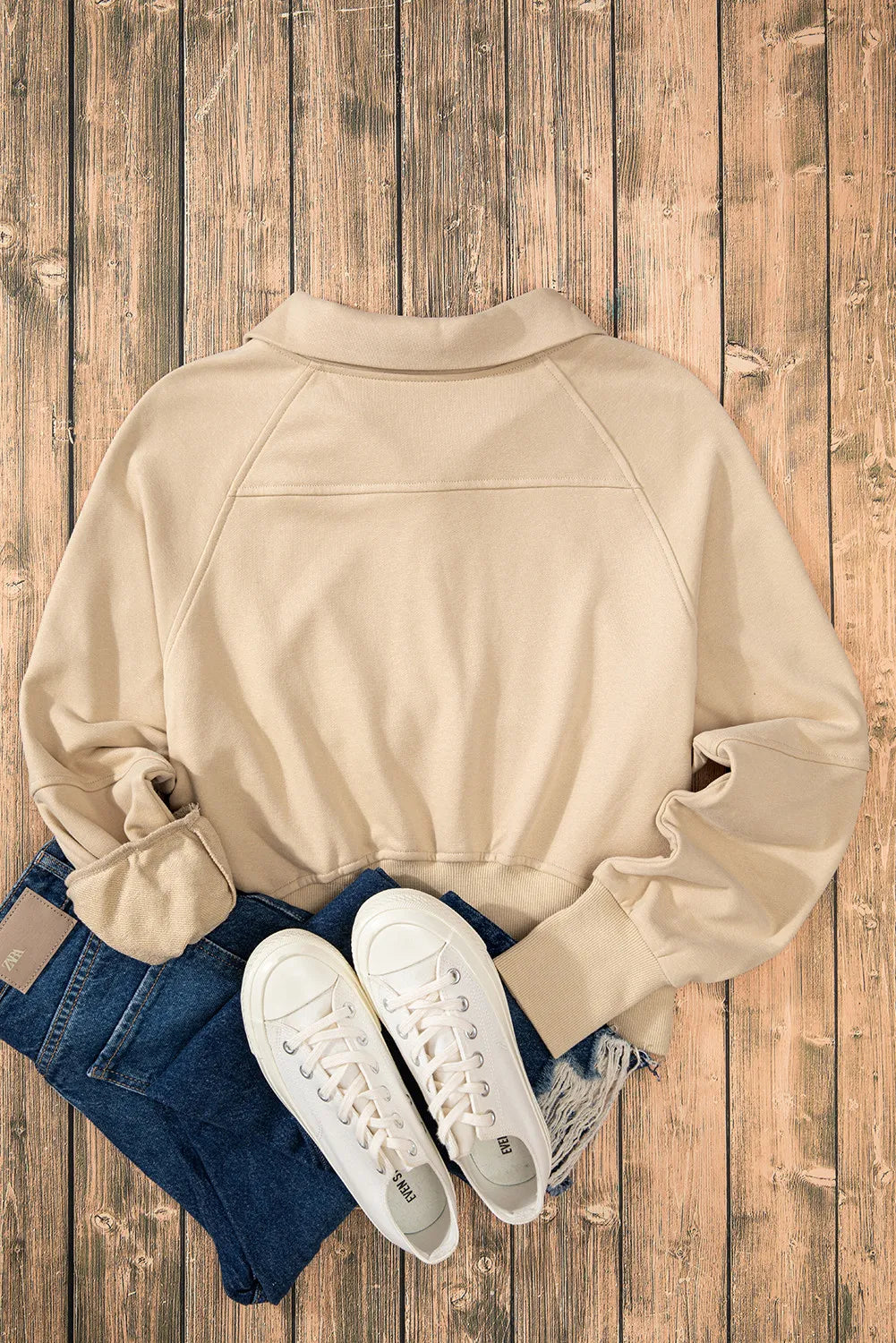 Half Zip Long Sleeve Sweatshirt (32)