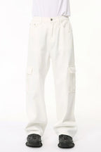 Hight Rise Wide Leg Cargo Pants (3)