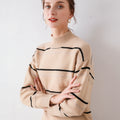 Wool Turtleneck Sweater variant CJNSSYMY01655-Khaki-XL|CJNSSYMY01655-Khaki-XXL|CJNSSYMY01655-Khaki-S|CJNSSYMY01655-Khaki-3XL|CJNSSYMY01655-Khaki-M|CJNSSYMY01655-Khaki-L