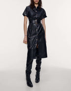 Pu Faux Leather Dress photo 7