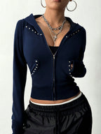 Zip-up Long Sleeve Hoodie (34)