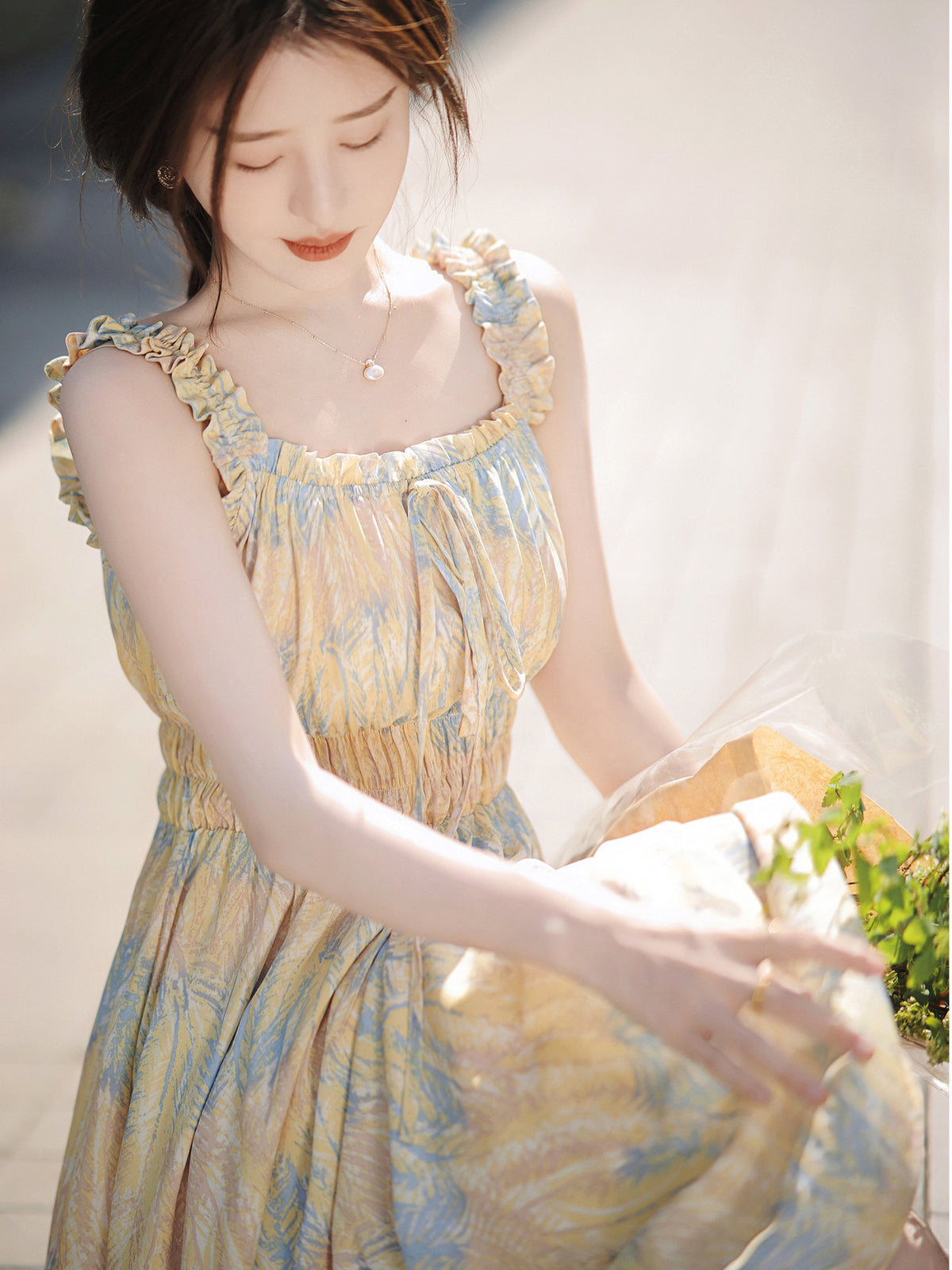 Floral Slip Dress Stringy Selvedge photo 10