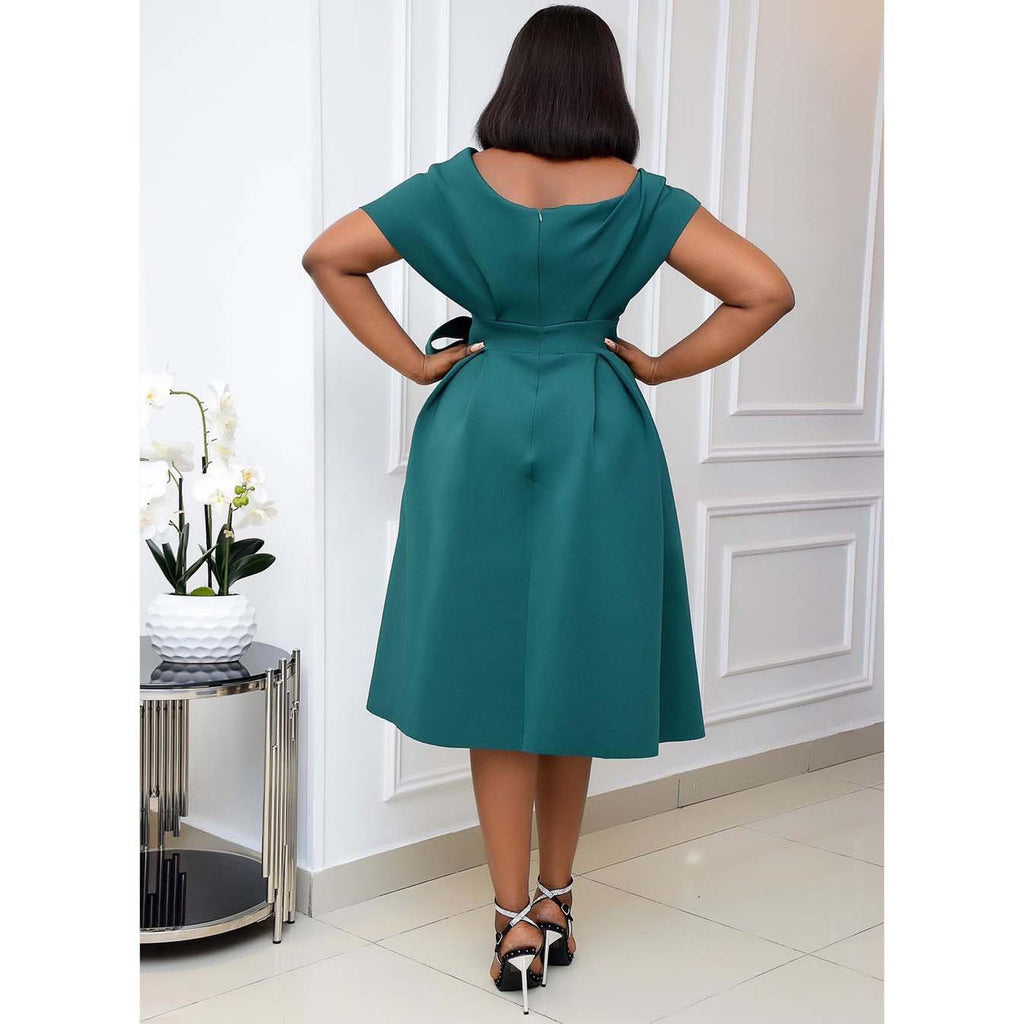 V-neck Slim Slimming Evening Dress photo 2
