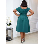 V-neck Slim Slimming Evening Dress photo 2
