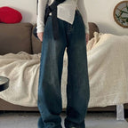 Straight Slimming Wide Leg Jeans photo 3