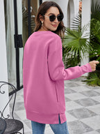 Christmas Tree Graphic Drop Shoulder Sweatshirt (8)