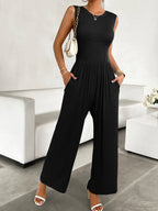 Round Neck Sleeveless Wide Leg Jumpsuit (12)