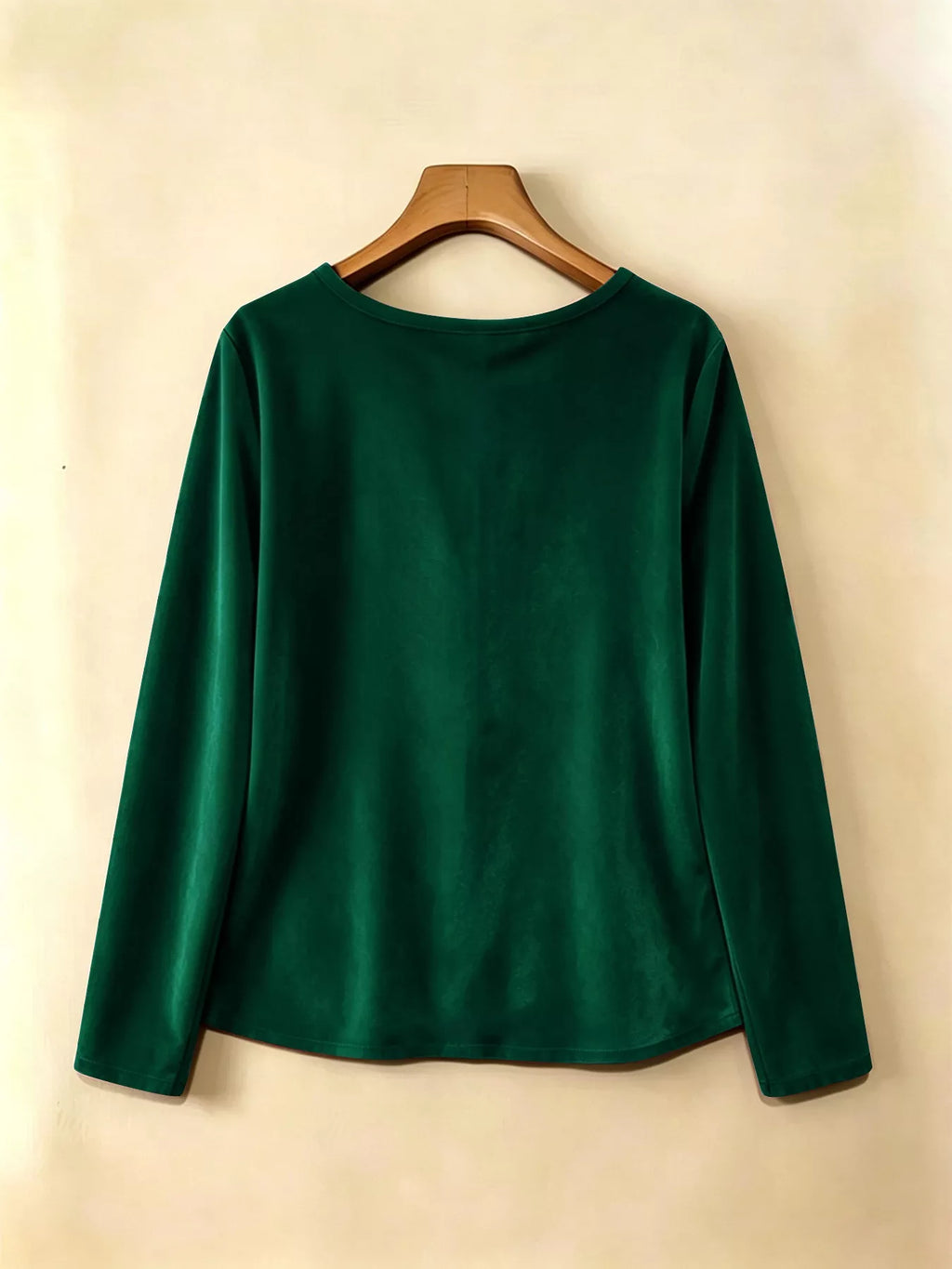 Velvet Long Sleeve Ruched Top (6)