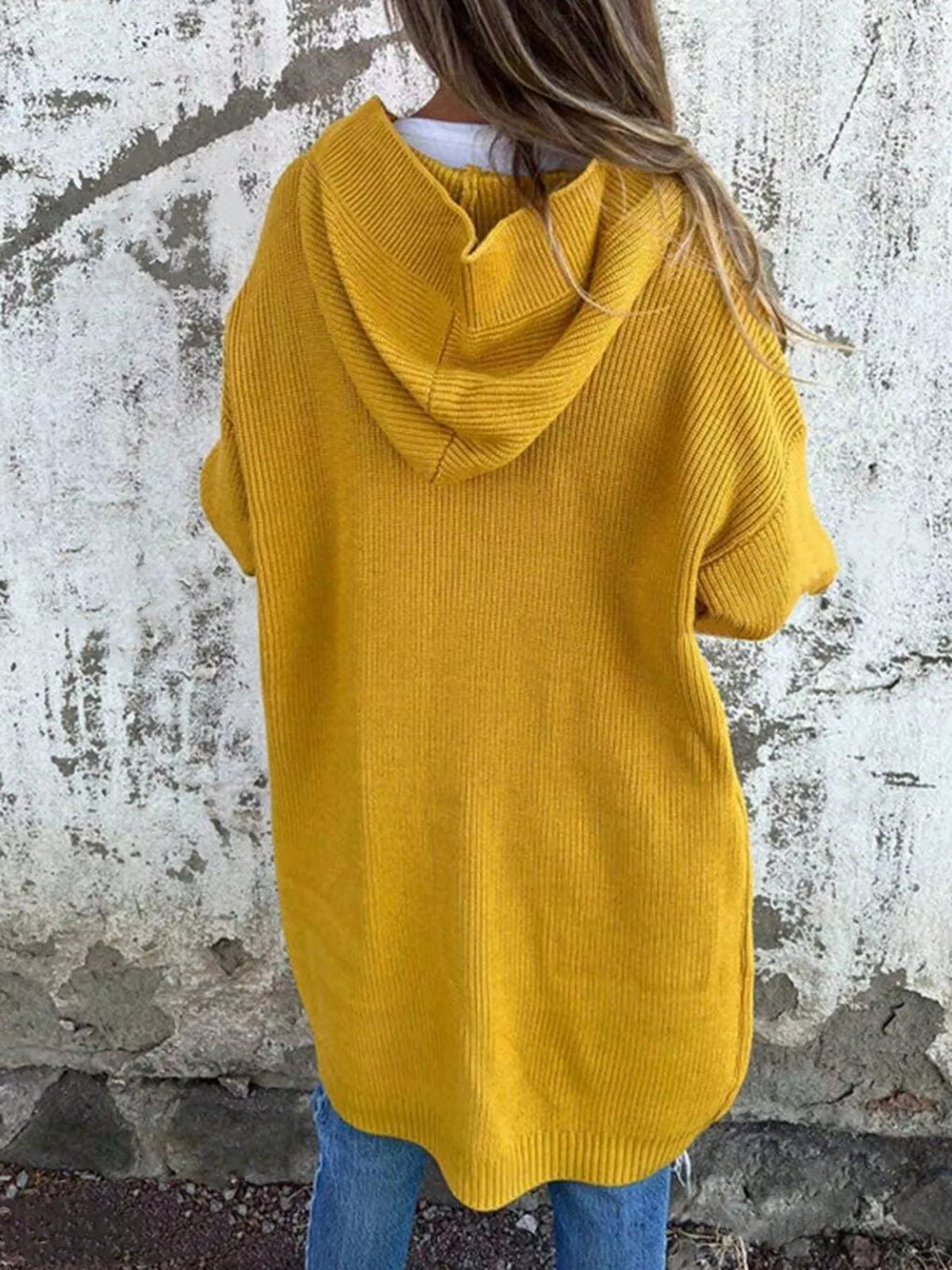 Full Size Button-down Hooded Cardigan Plus (13)